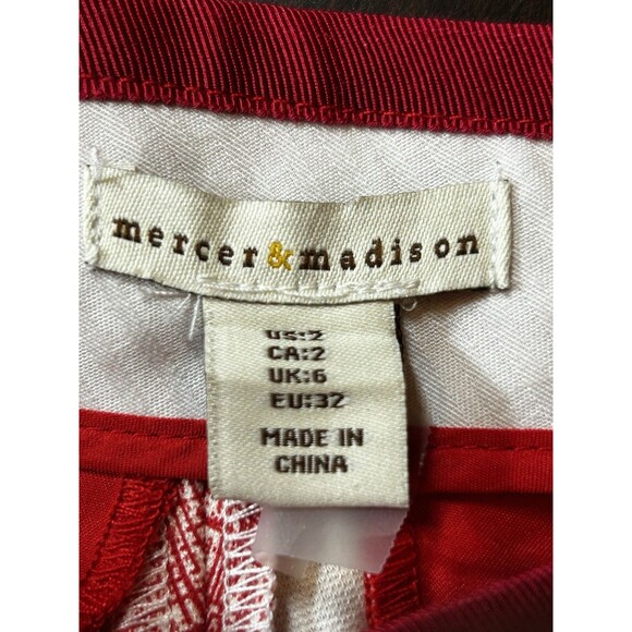 Mercer & Madison Women’s Size 2 Stretch Casual Pull-on Tapered‎ Pants - Picture 3 of 5